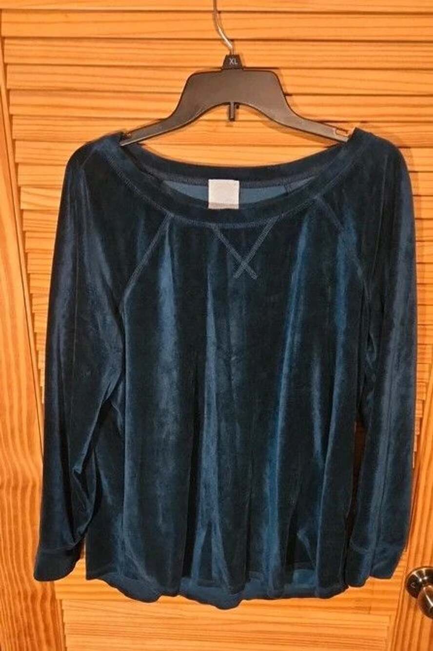 Sundry XL Navy blue Velour Pullover – Softest Loungewear Ever!